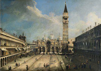 The Piazza San Marco in Venice da Canaletto