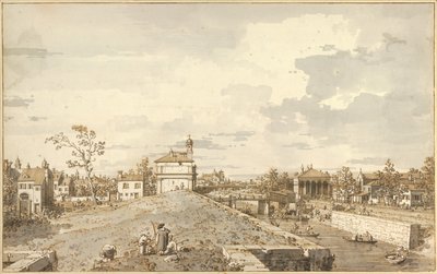 La Porta Portello con il Canale del Brenta a Padova, 1740-1743 da Canaletto