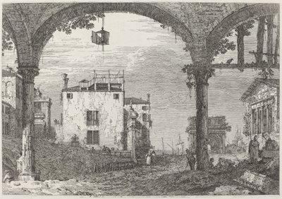 Il Portico con la Lanterna da Canaletto