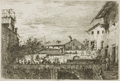 La terrazza, da Vedute da Canaletto