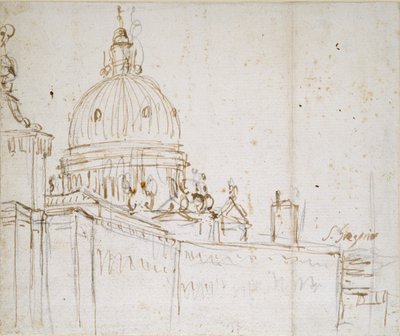 Venezia: La Dogana di Mare e S. Maria della Salute da Canaletto