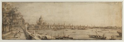 Vista dai giardini di Somerset verso il London Bridge da Canaletto