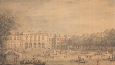 Vista della Vecchia Somerset House dal Tamigi da Canaletto