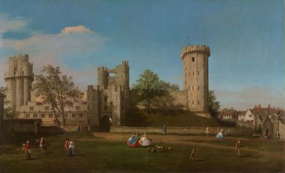 Castello di Warwick, Fronte Est dal Cortile Esterno da Canaletto