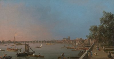 Westminster vicino alla terrazza di Somerset House da Canaletto