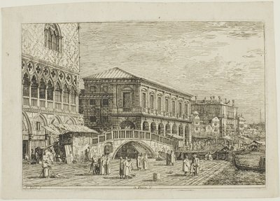 Le Prigioni. V., da Vedute da Canaletto