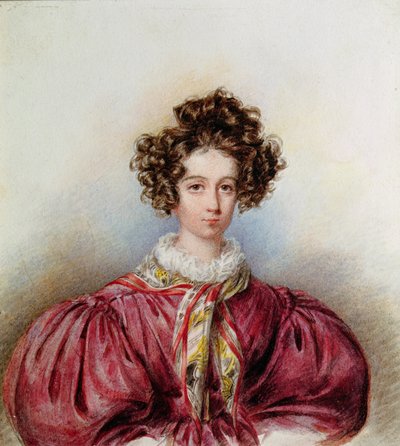 Ritratto di George Sand (1804-76) 1830 da Candide Blaize