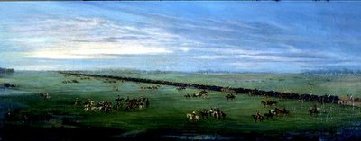 Il campo in marcia - Il passaggio di Batei da Candido Lopez