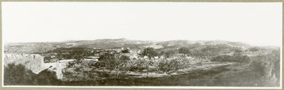 Betlemme: vista a sud con Herodium in lontananza, 1917 da Capt. Arthur Rhodes