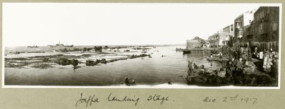 Molo di Jaffa, 2 dicembre 1917 da Capt. Arthur Rhodes