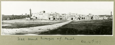 Muro intorno alla Moschea di Omah, 14 dicembre 1917 da Capt. Arthur Rhodes