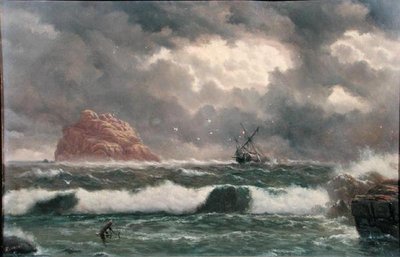 Scena costiera tempestosa da Capt. John Haughton Forrest