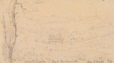 Appuldurcombe, Lord Yarborough, Isola di Wight da Capt. Thomas Hastings
