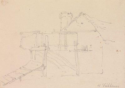 A Fishhouse, Isola di Wight da Capt. Thomas Hastings