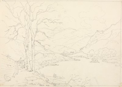 A Rydal Lake, 8 Febbraio 1836 da Capt. Thomas Hastings