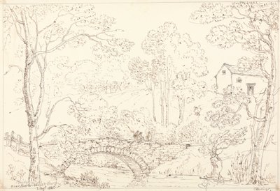 Ponte vicino alla chiesa di Loweswater, 2 agosto 1835 da Capt. Thomas Hastings