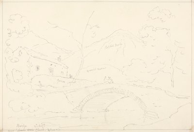 Ponte vicino alla chiesa di Loweswater a Scale Hill, 2 agosto da Capt. Thomas Hastings
