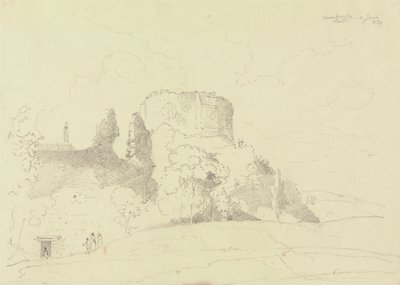Castello di Carisbrooke, Isola di Wight da Capt. Thomas Hastings