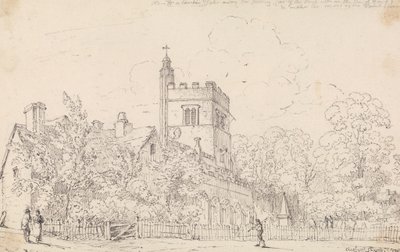 Chiesa di Cheshunt, 23 maggio 1814 da Capt. Thomas Hastings