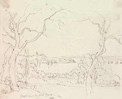 Vista Distante di West Cowes, Isola di Wight da Capt. Thomas Hastings