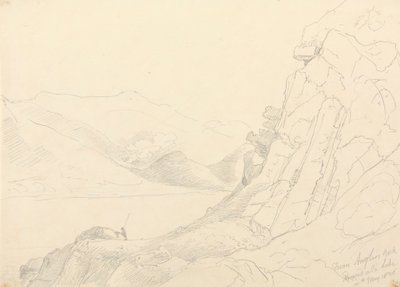 Da Anglers Rock, Ennerdale Lake, 10 maggio 1836 da Capt. Thomas Hastings