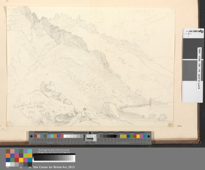 Da sotto le Screes a Wast Water, maggio 1836 da Capt. Thomas Hastings