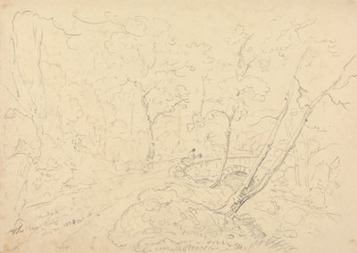 Ponte e fiume di Holne Chase, 30 maggio 1833 da Capt. Thomas Hastings