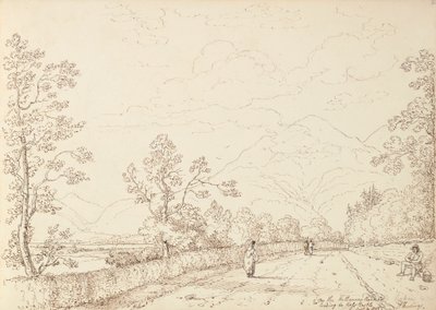 Sulla Strada di Killarney che Porta al Castello di Ross, 4 Settembre 1841 da Capt. Thomas Hastings