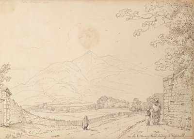 Sulla strada di Killarney che porta al castello di Ross, 4 settembre 1841 da Capt. Thomas Hastings