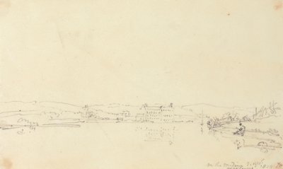 Sul Medina vicino a Cowes, Isola di Wight da Capt. Thomas Hastings