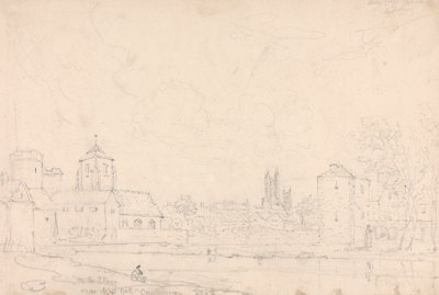 Sul Stour vicino a West Gate, Canterbury da Capt. Thomas Hastings