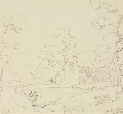 Chiesa di Shanklin, Isola di Wight, 28 maggio 1829 da Capt. Thomas Hastings