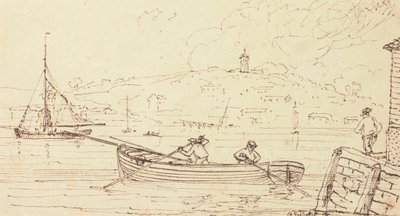 Schizzo di barcaioli, West Cowes, 16 febbraio 1826 da Capt. Thomas Hastings