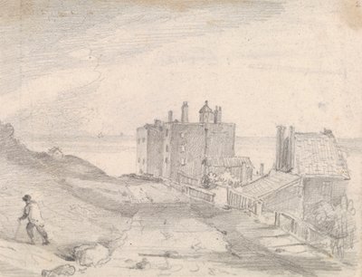 Schizzo di una Strada e Edifici sulla Scogliera, Hastings da Capt. Thomas Hastings