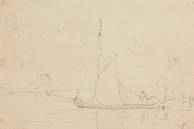 Schizzo di una Barca a Vela da Capt. Thomas Hastings