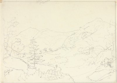 Skiddaw da Borrowdale, Sabato 27 Giugno, 1835 da Capt. Thomas Hastings
