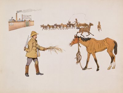 Verso la fabbrica di Chevril, da The Leaguer of Ladysmith, 1900 da Captain Clive Dixon