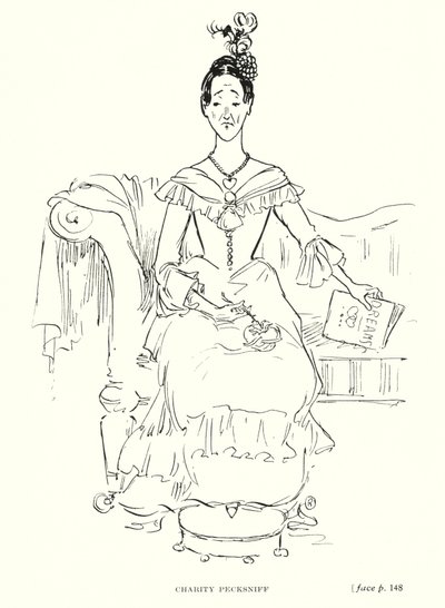 Personaggio di Dickens: Charity Pecksniff da Captain Edward Henry Handley Read