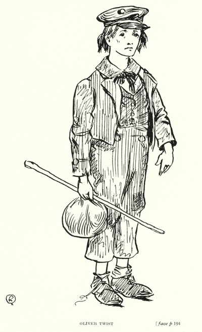 Personaggio di Dickens: Oliver Twist da Captain Edward Henry Handley Read