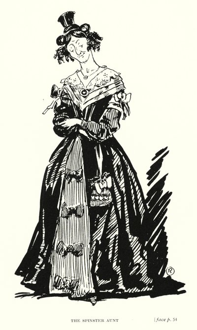 Personaggio di Dickens: La zia zitella da Captain Edward Henry Handley Read