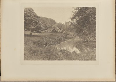 Haddon Hall e Homestead, dal fiume da Captain George Bankart
