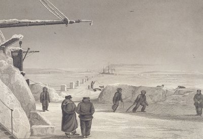 Situazione delle navi di S.M. Fury e Hecla a Igloolik, 1822-23, dal 