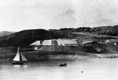 Fort Knox, Maine, 1870-1875 da Captain Seth Eastman