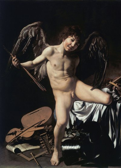 Tedesco: Amor als Sieger Amor Vincit Omnia da Caravaggio