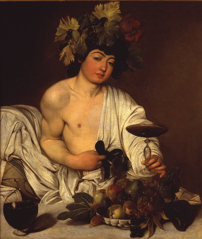 Italian: Bacco adolescente The adolescent Bacchus da Caravaggio