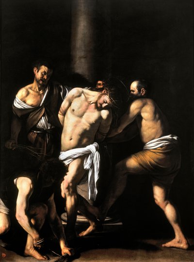 La flagellazione di Cristo da Michelangelo Merisi da  Caravaggio