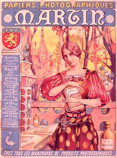 Poster pubblicitario per la carta fotografica 