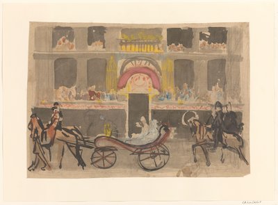 Progetto per decorazione per Herengracht 527 da Carel Adolph Lion Cachet