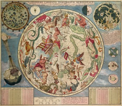 Planesphaeri Coelestis Hemisphaerium Meridionale da Carel Allard