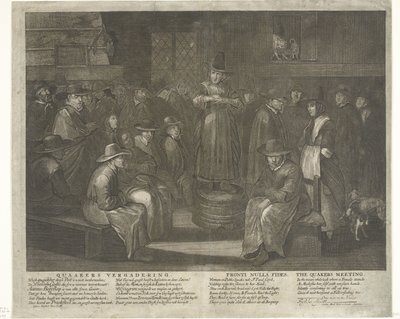 Riunione dei Quaccheri da Carel Allard